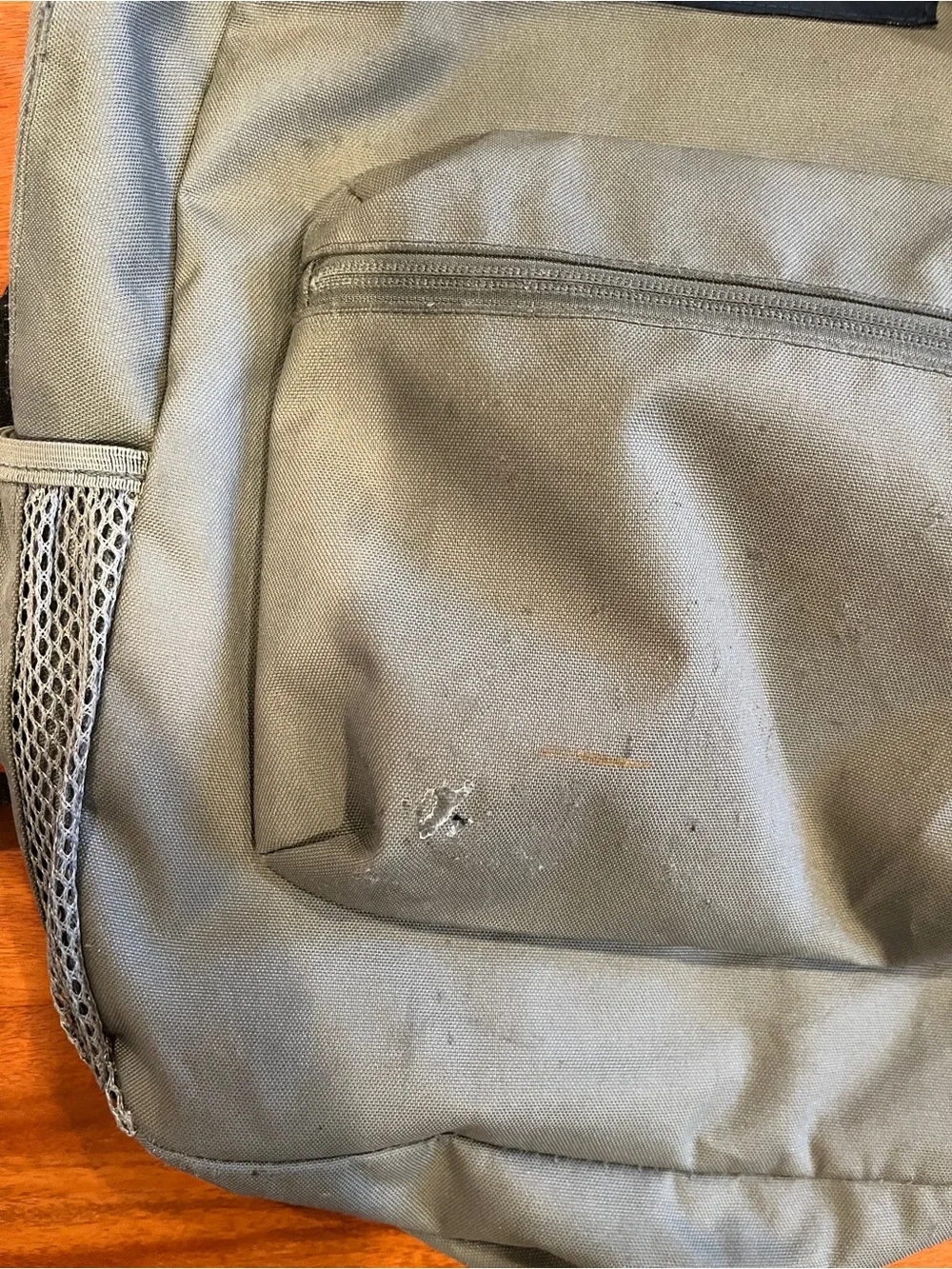 JanSport Gray Classic Daypack with Front Pocket